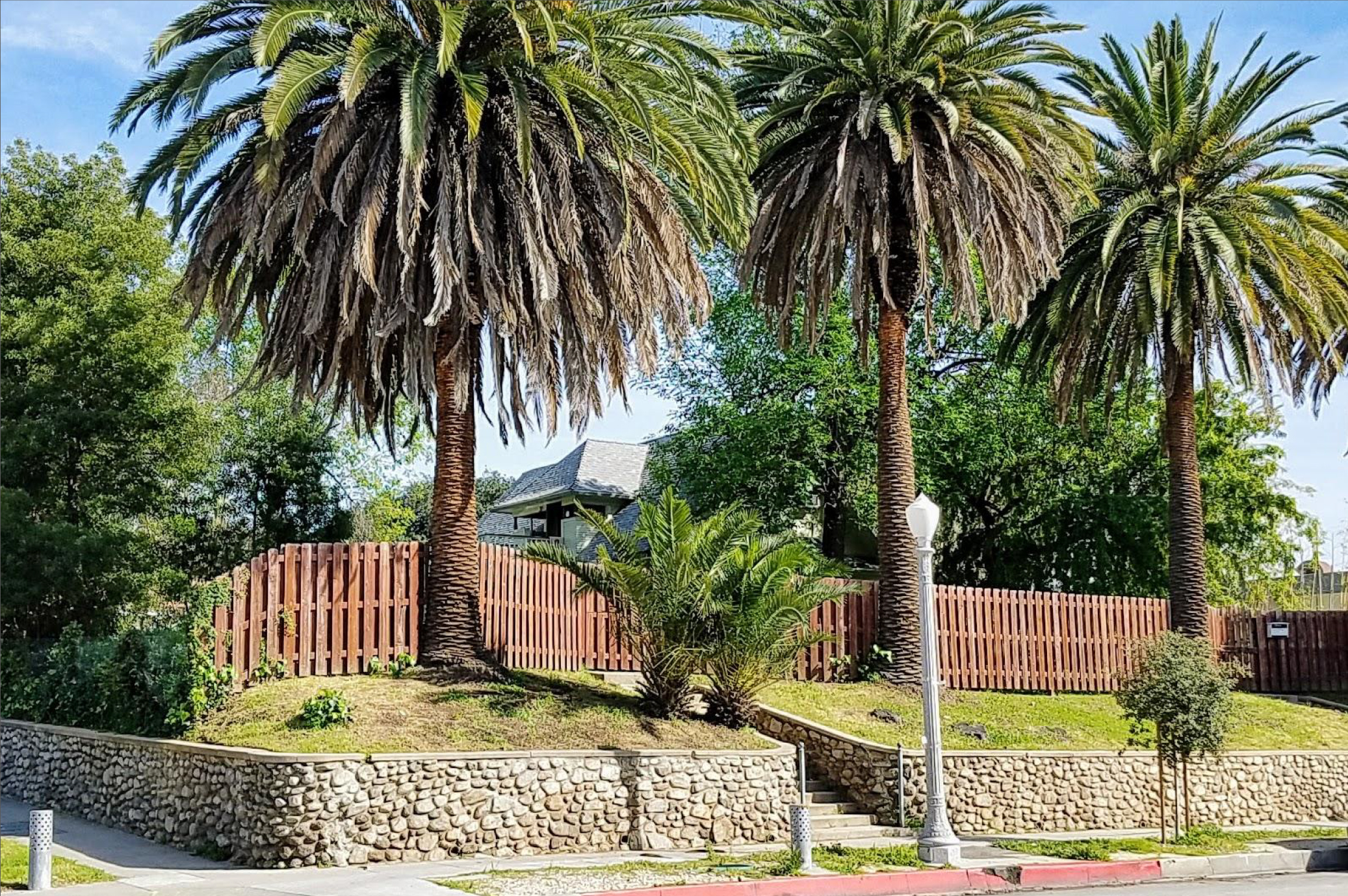 Art House Pasadena view of front gate