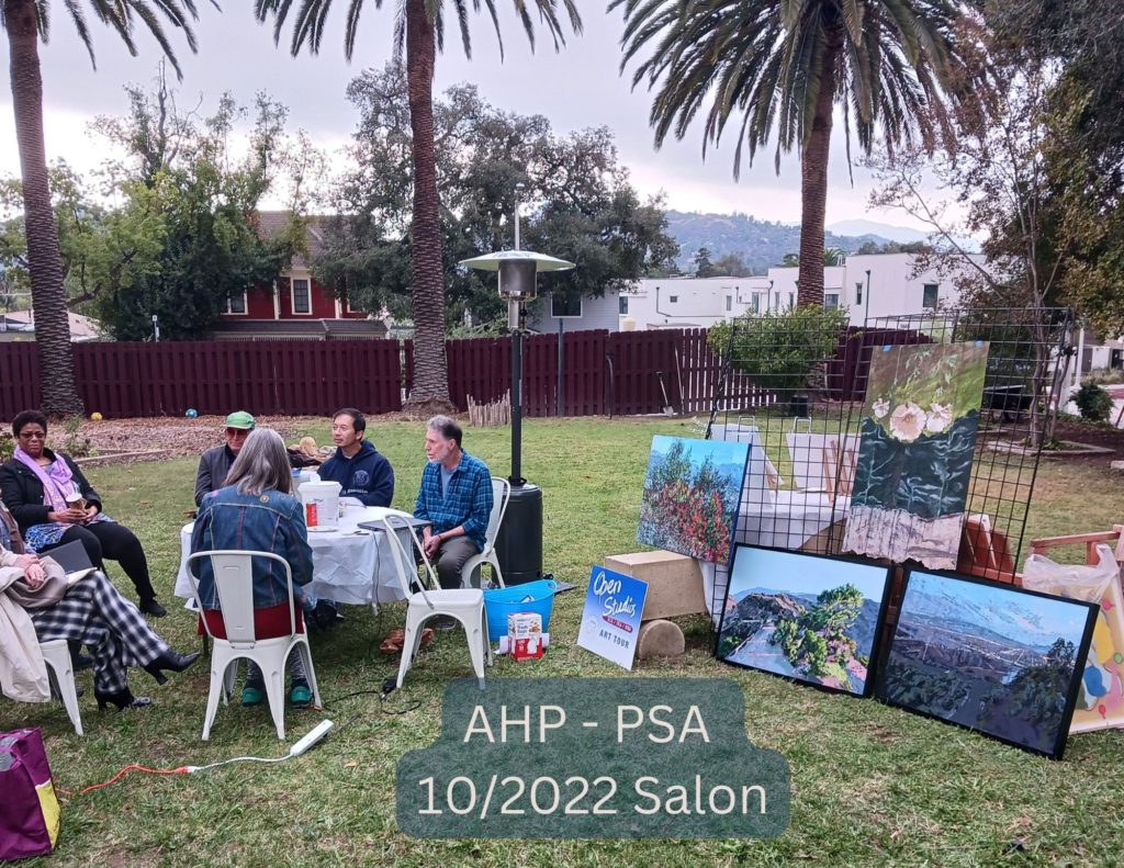 PSA Salon - display of artwork at Art House Pasadena